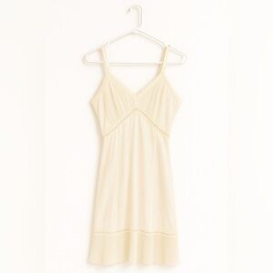 Vintage Dixie Belle Full Slip Size 42 White Cotton Poly Adjustable Straps USA